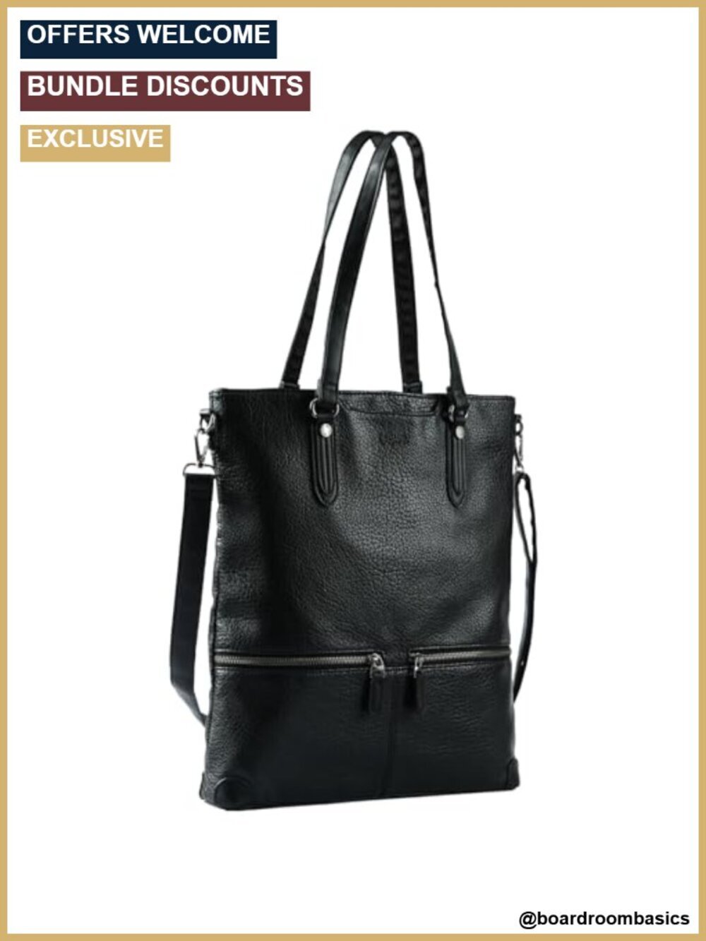Leather Laptop Tote Bag, Work Tote Waterproof Shoulder Handbag Crossbody Purse